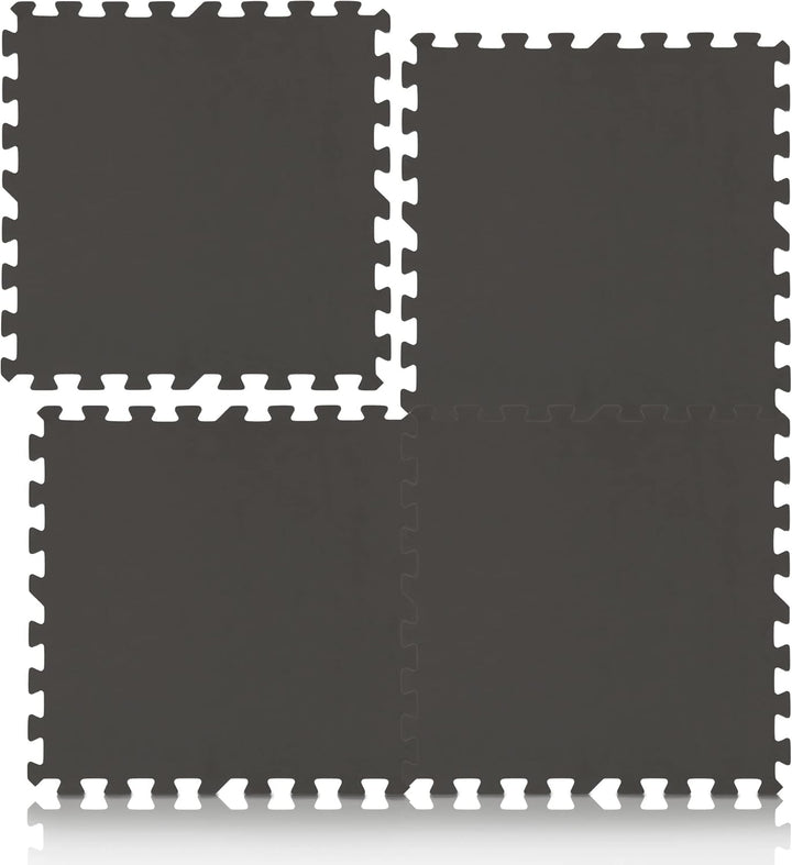 Pool-Bodenschutzmatte (Anthrazit), Unterlegmatte zum Schutz ihres Pools, 8 Stück (50x50x0,4 cm) - 2m