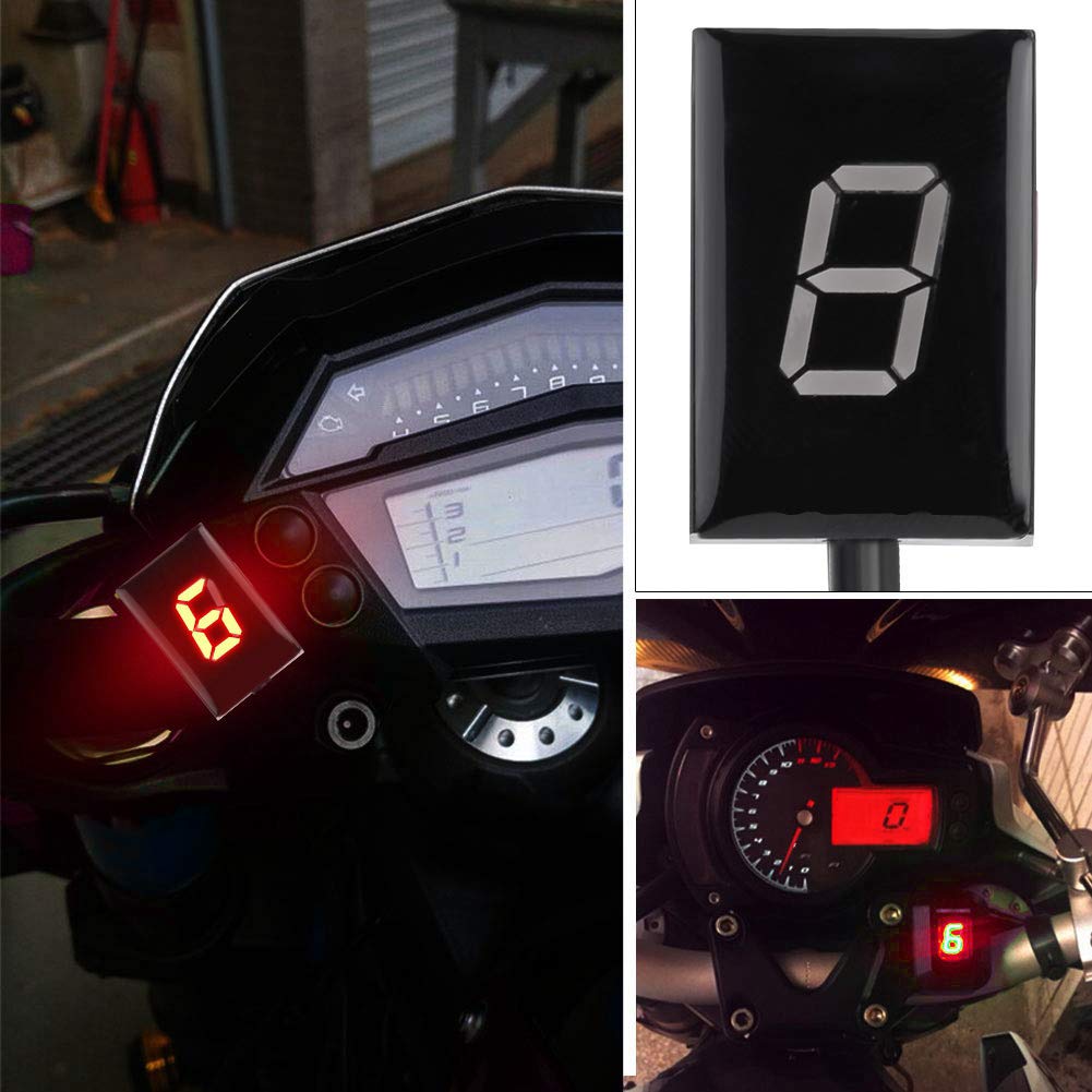 KIMISS KI6641 Motorrad-Blinker N-6 Wasserdicht Display Plug & Play Wasserdicht