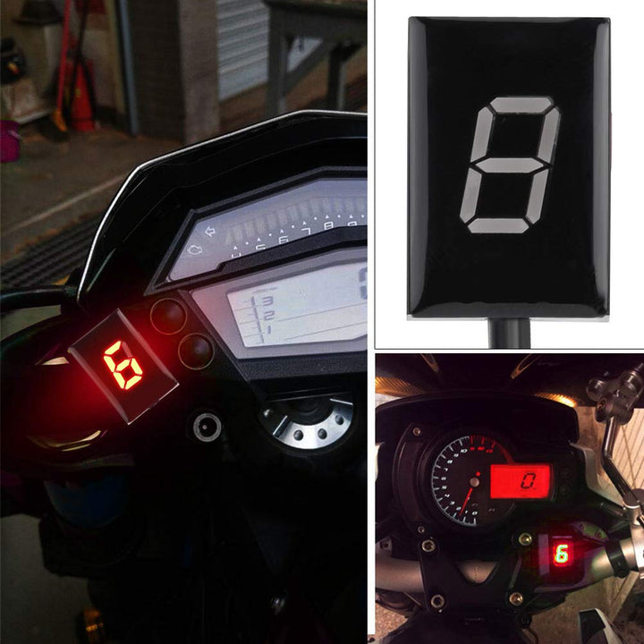 KIMISS KI6641 Motorrad-Blinker N-6 Wasserdicht Display Plug & Play Wasserdicht