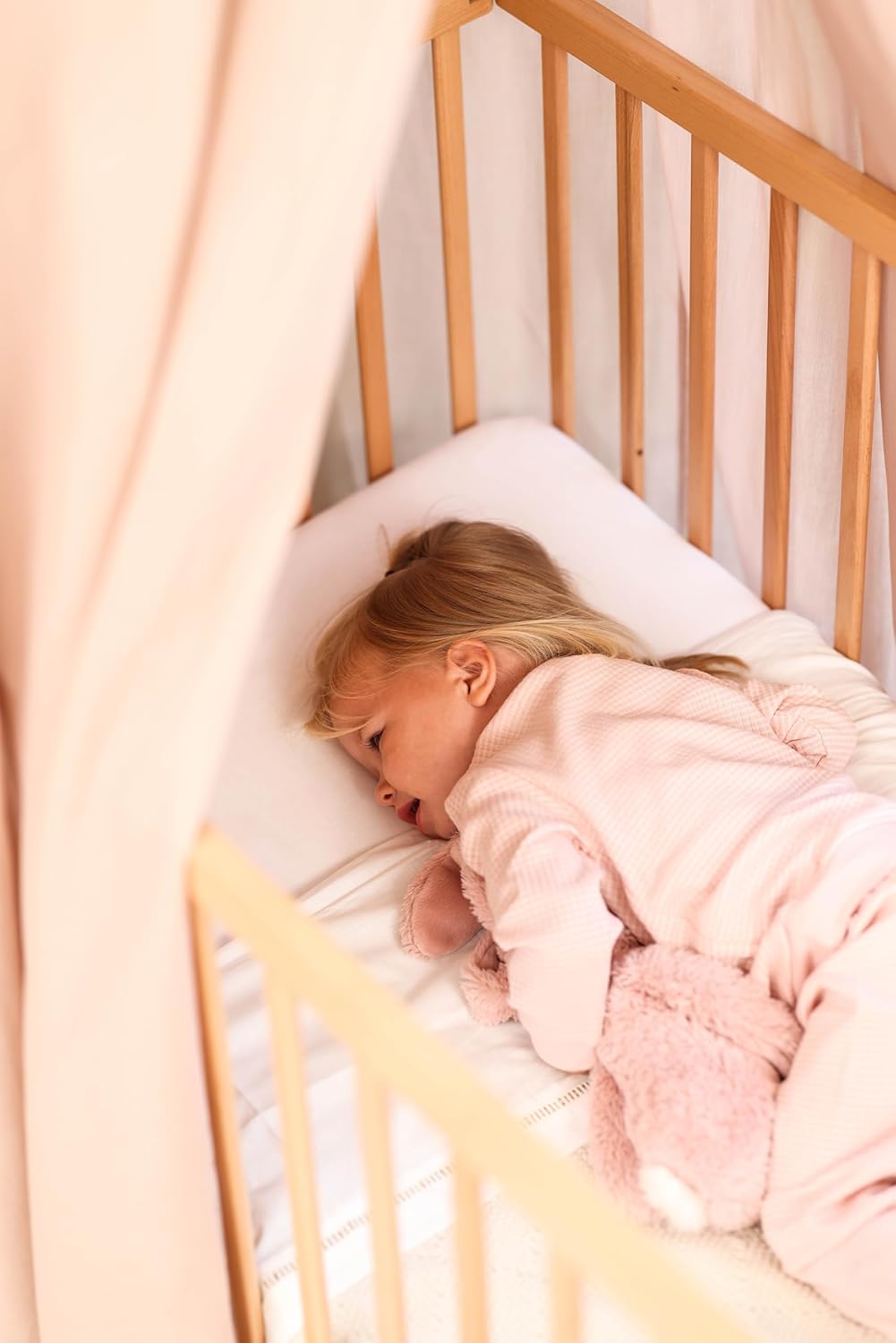 Nougat Baldachin für Kinderzimmer | Hängender Betthimmel für Babybett | Moskitonetz für Stubenwagen