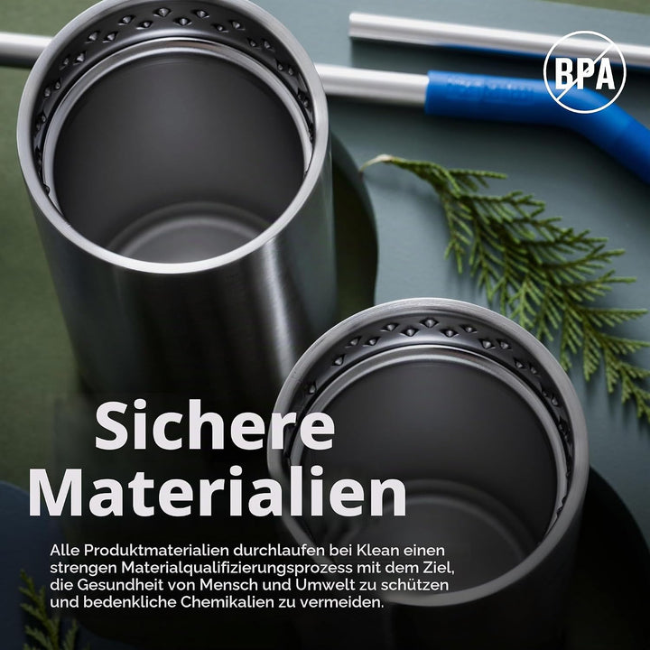 Klean Kanteen TKWide VI Trinkflasche Gebürsteter Edelstahl 355 ml