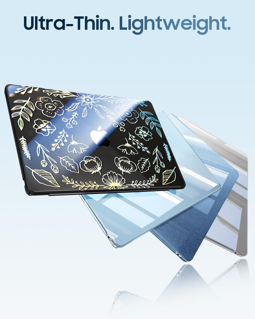 Fintie Hülle Kompatibel mit MacBook Air 13,6 Zoll M5 M4 M3 M2 (2026-2022) A3449 A3240 A3113 A2681, U