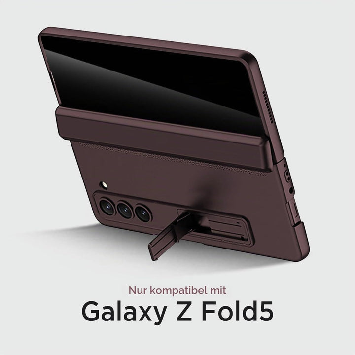 Miimall Kompatibel mit Samsung Galaxy Z Fold 5 Hülle mit Displayschutz Anti-Peeping+Magnetischer Sch