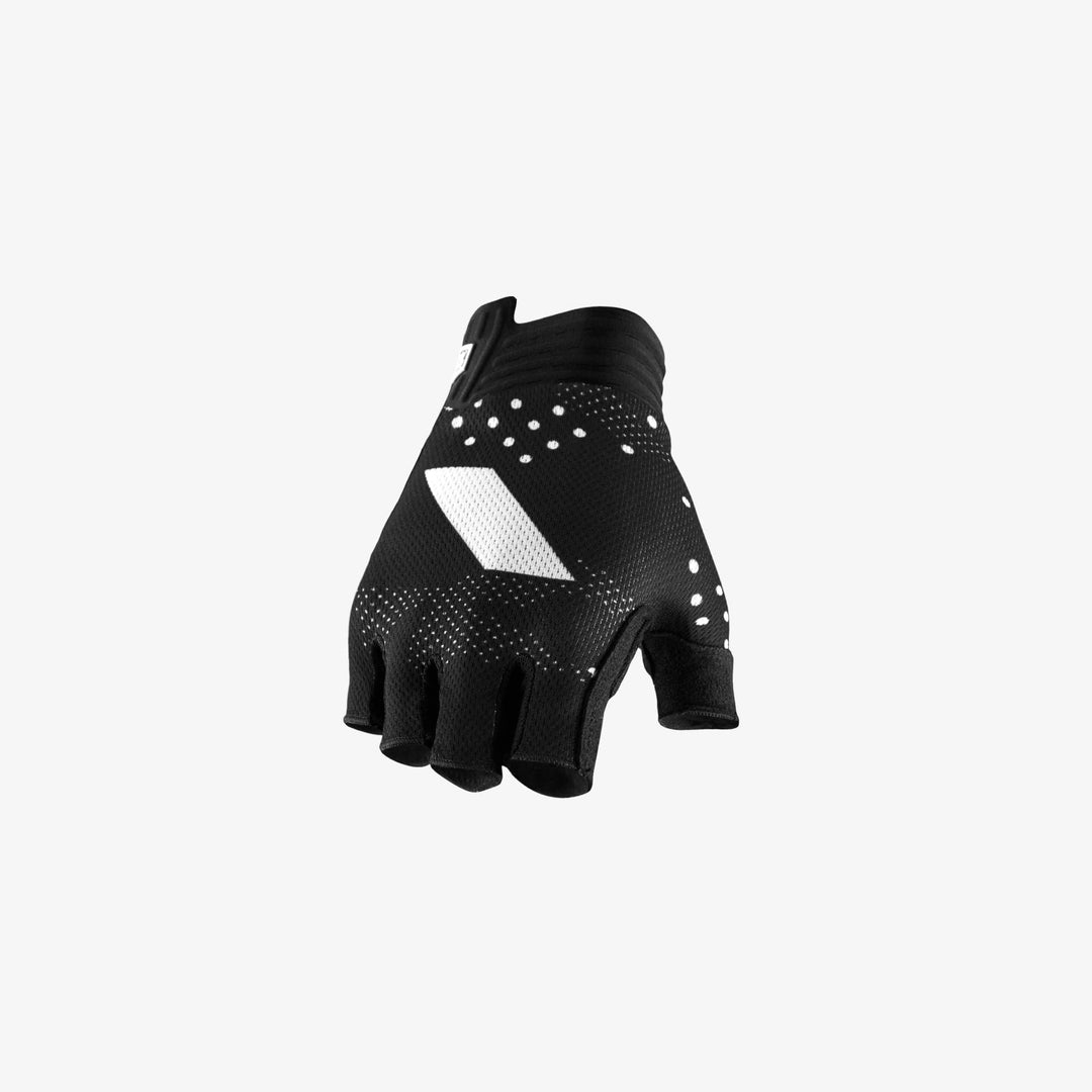 100% Exceeda Gel-Handschuh für Herren, kurz S Schwarz, S Schwarz