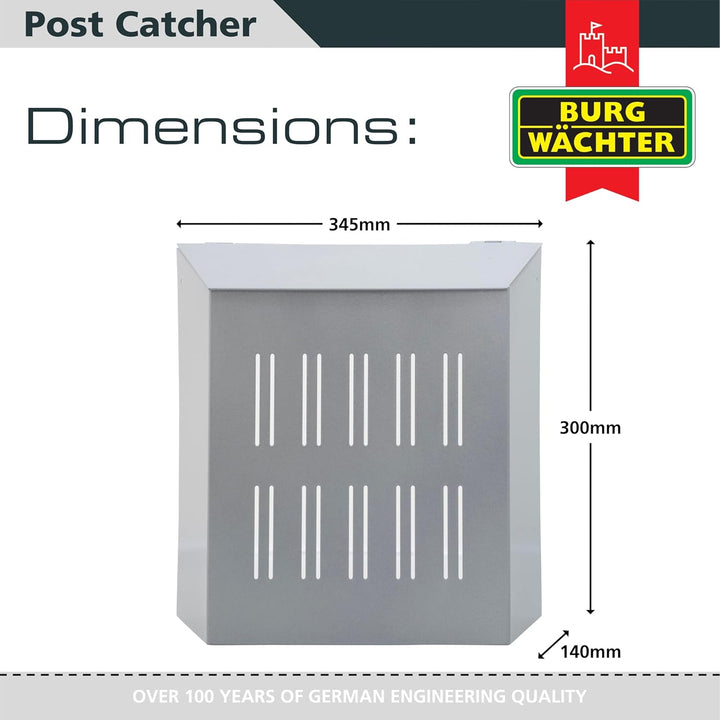 Sterling MC06S Postfänger, Silber, 345 mm x 352 mm x 120 mm
