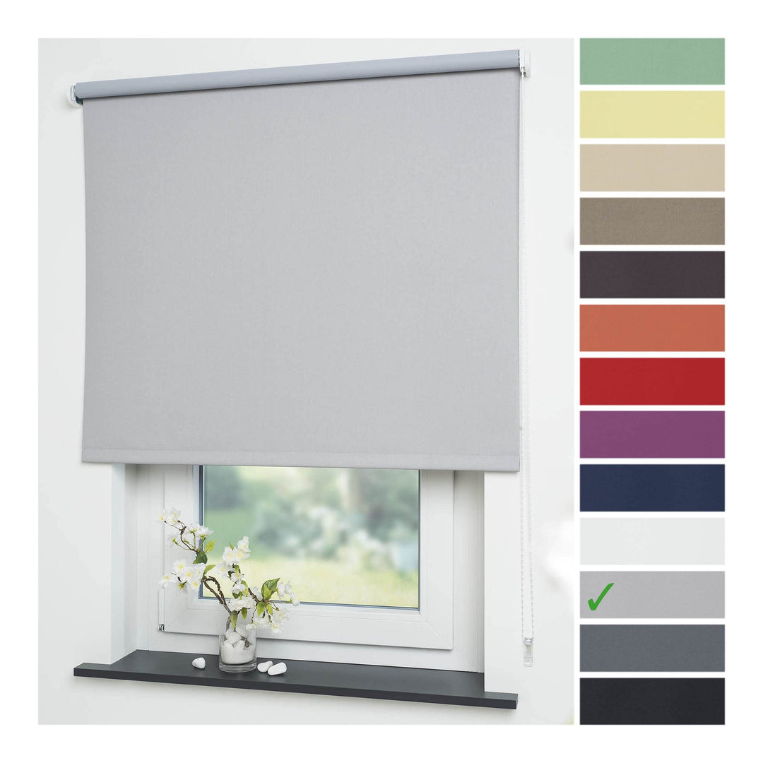 Liedeco® Rollo, Kettenzug-Rollo/Verdunkelnd, Abdunkelnd, Blickdicht / 62 x 180 (Breite x Höhe) / Far