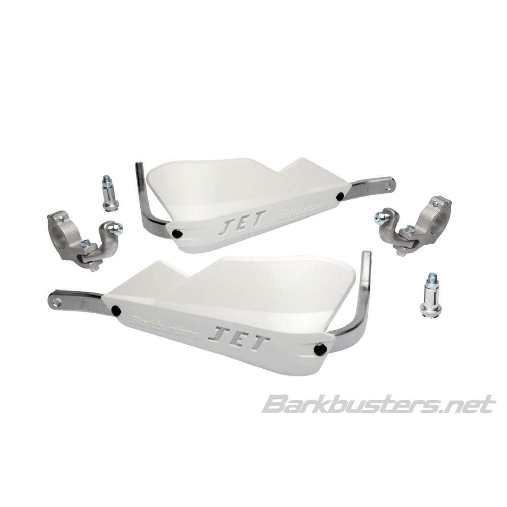 Motodak Handschützer für Barkbusters Jet Montage 2 Punkte Lenker Ã˜ 28,6 mm WeiÃŸ