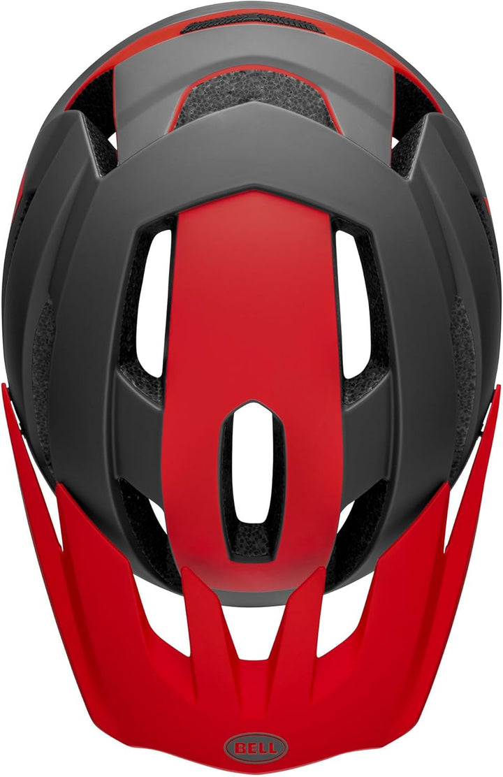 BELL Unisex – Erwachsene 4Forty Air MIPS S Matte Gray/Red, S Matte Gray/Red