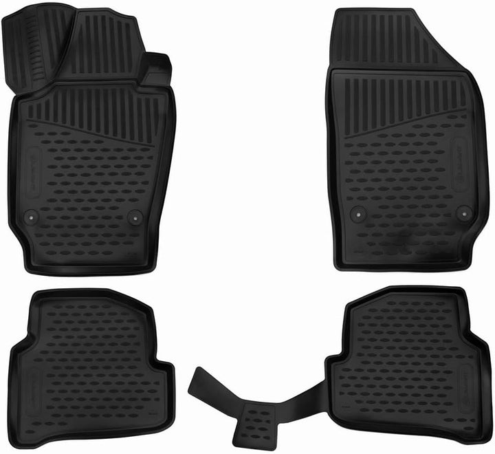 Passgenaue ELEMENT 3D Fussmatten für Skoda Fabia 2021 ->, 5-Türer Schrägheck, Europa, 4-TLG.
