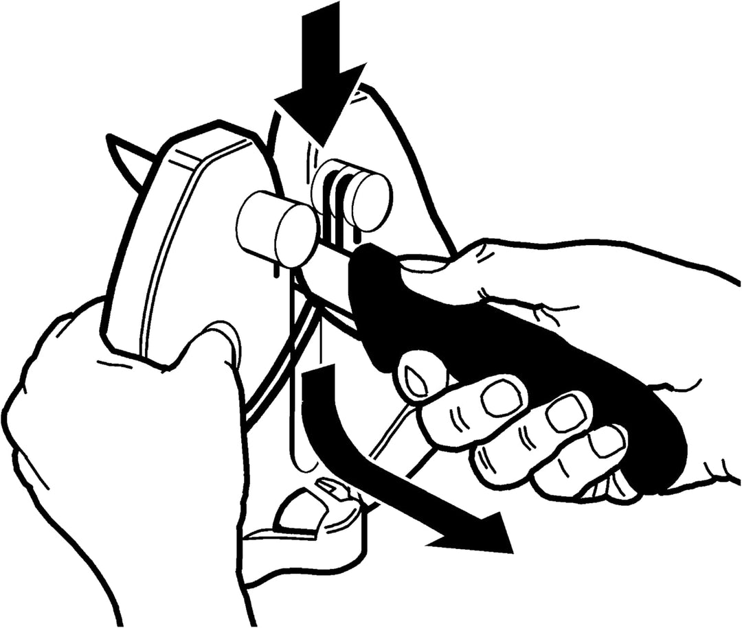 F. DICK Messerschärfer Rapid Steel Action (Schärfer zum Durchziehen; Stäbe aus Edelstahl) 90091000,