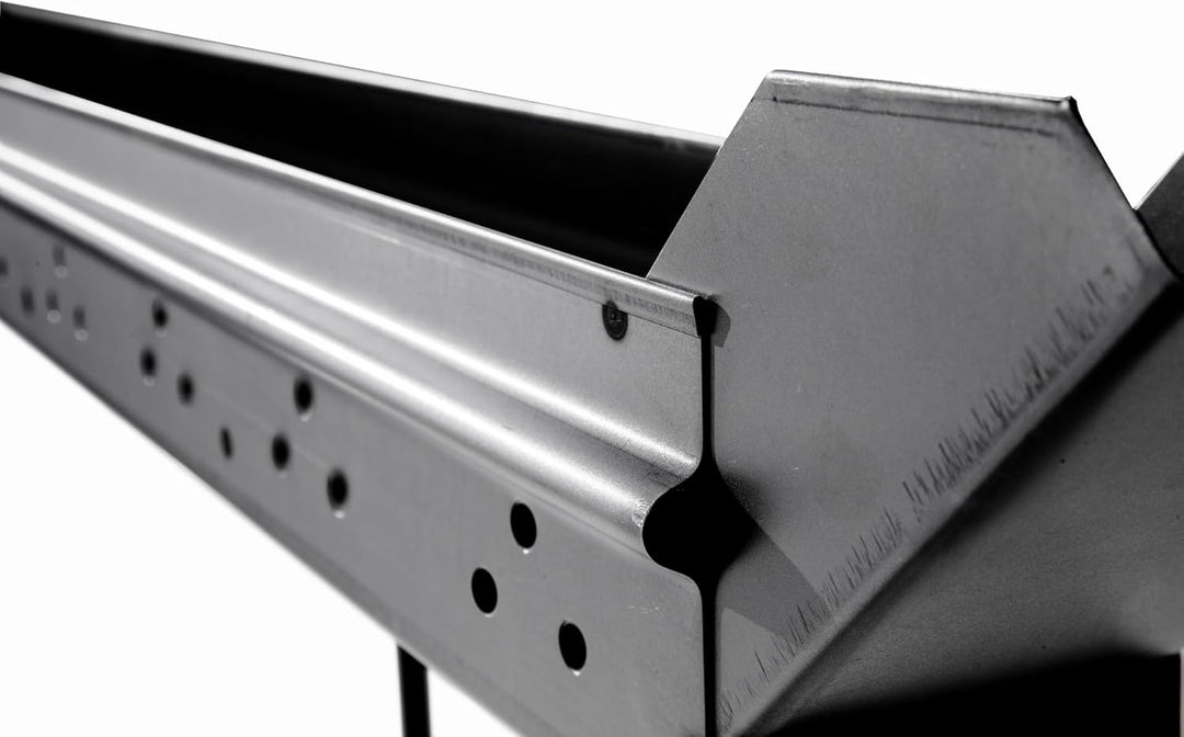 Fabermec Barbecue Spiesschengrill Holzkohlegrill für Fleischspiesschen, Würstchen, Spiesse 50 cm aus