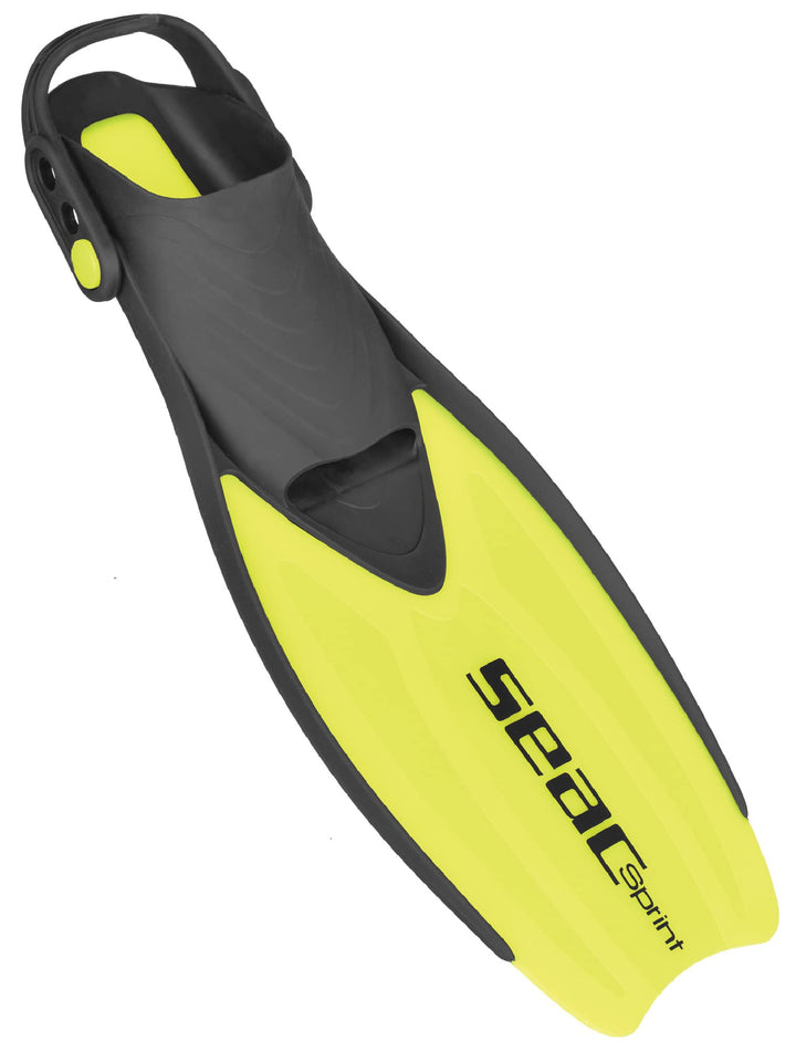 Seac Sprint Schnorchelflossen Mit Elastischem Band XS-S Gelb, XS-S Gelb