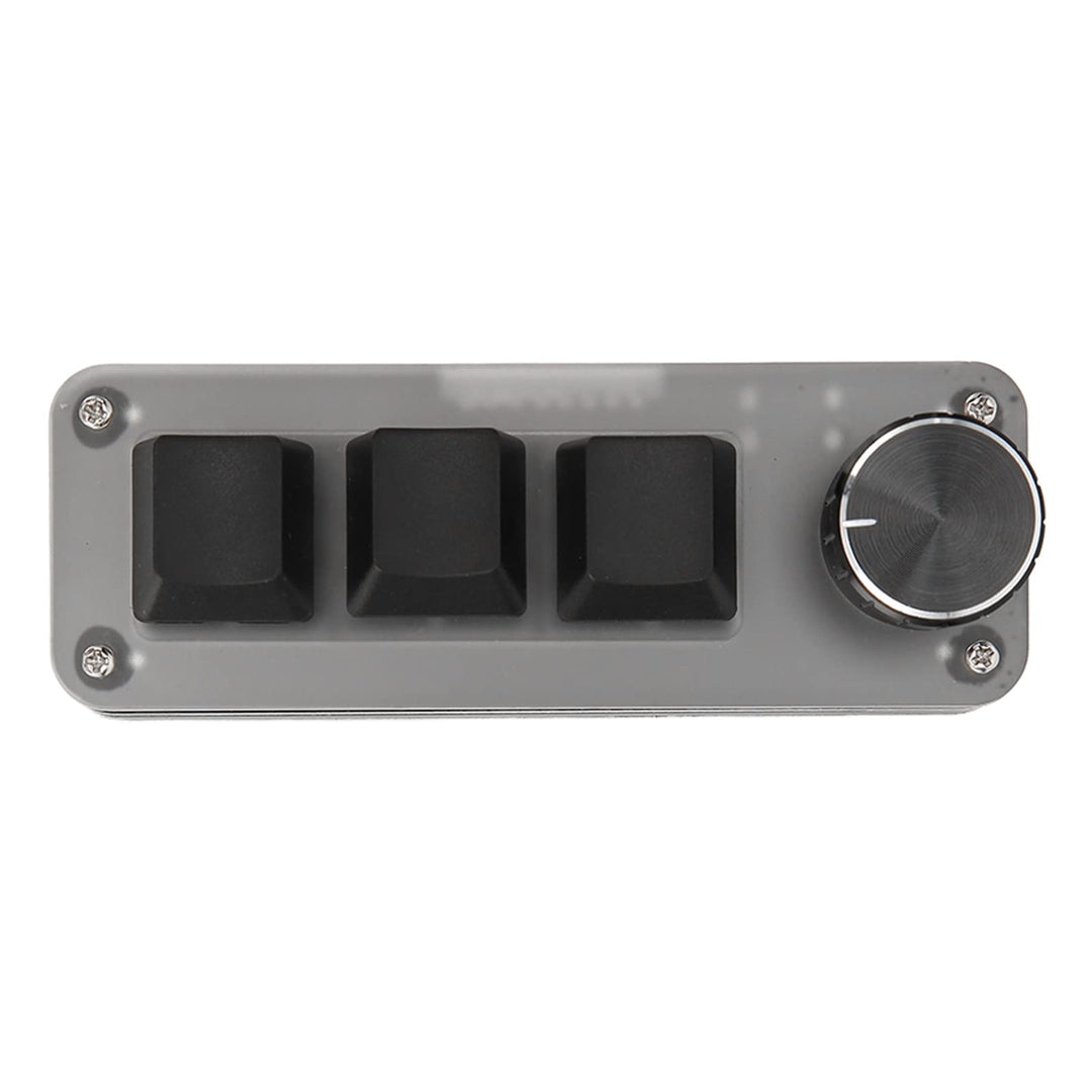 Anpassbare -Makrotastatur mit 3 Tasten, Tragbares USB-Programmier-Gaming-Keypad mit Hot Swap, Mechan