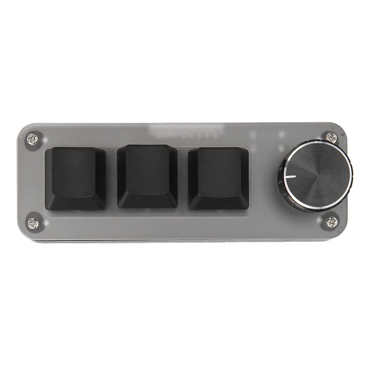 Anpassbare -Makrotastatur mit 3 Tasten, Tragbares USB-Programmier-Gaming-Keypad mit Hot Swap, Mechan