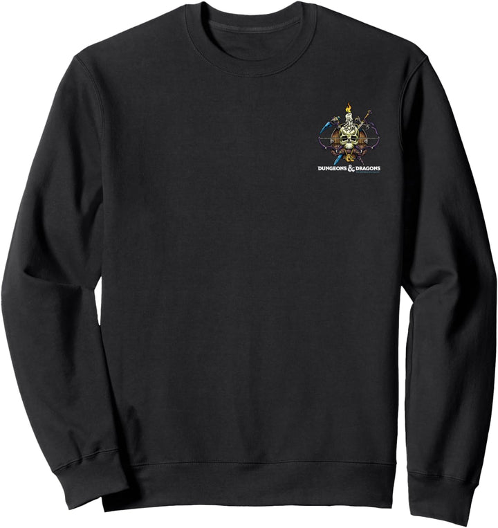 Dungeons & Dragons Skull Badge Pocket Sweatshirt