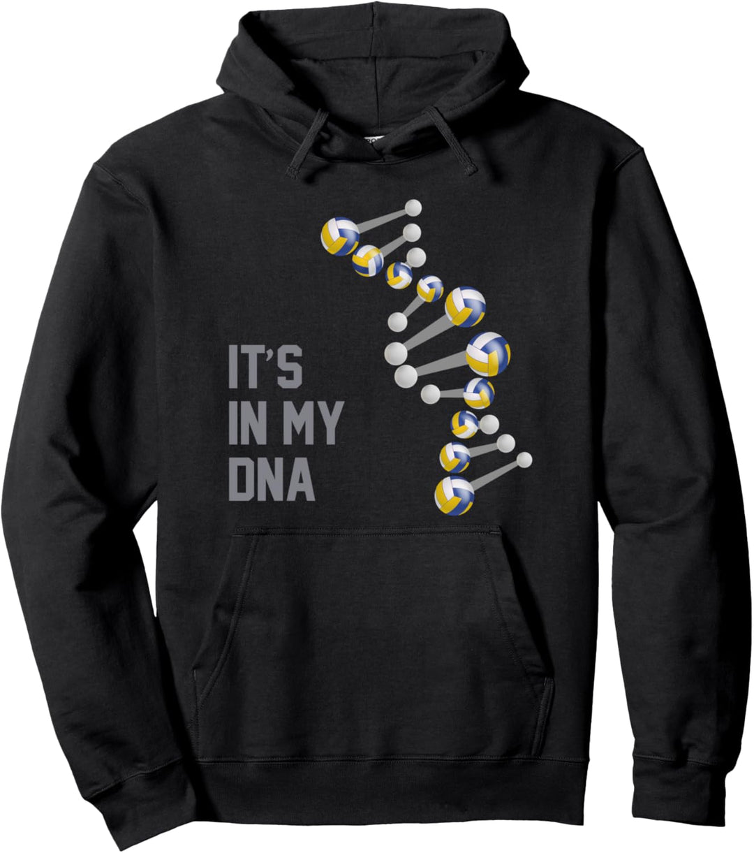 Volleyball-Stuff für Teenager Mädchen und Jungen, Volleyball DNA Pullover Hoodie