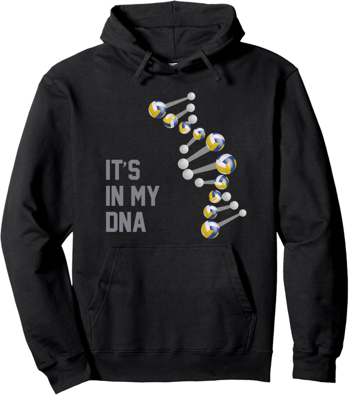 Volleyball-Stuff für Teenager Mädchen und Jungen, Volleyball DNA Pullover Hoodie