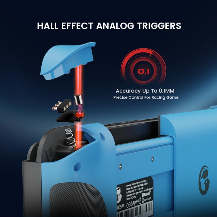 GameSir X2s Bluetooth Phone Controller für iPhone/Android, Teleskop-Controller mit 500mAh Akku, Hall