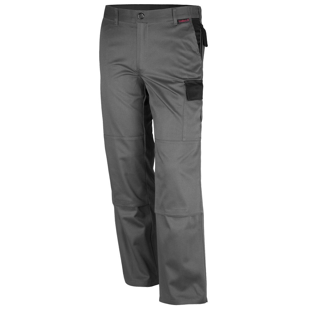 Qualitex Image-Bundhose Mischgewebe 65% Baumwolle 35% Polyester 3104/5-8 25 Grau-schwarz, 25 Grau-sc