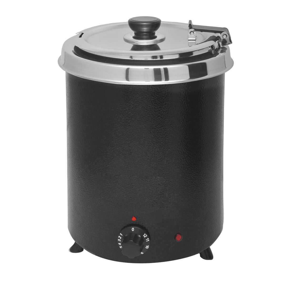 GGM Gastro | SWH57S | Suppenwärmer - 5 Liter - Schwarz
