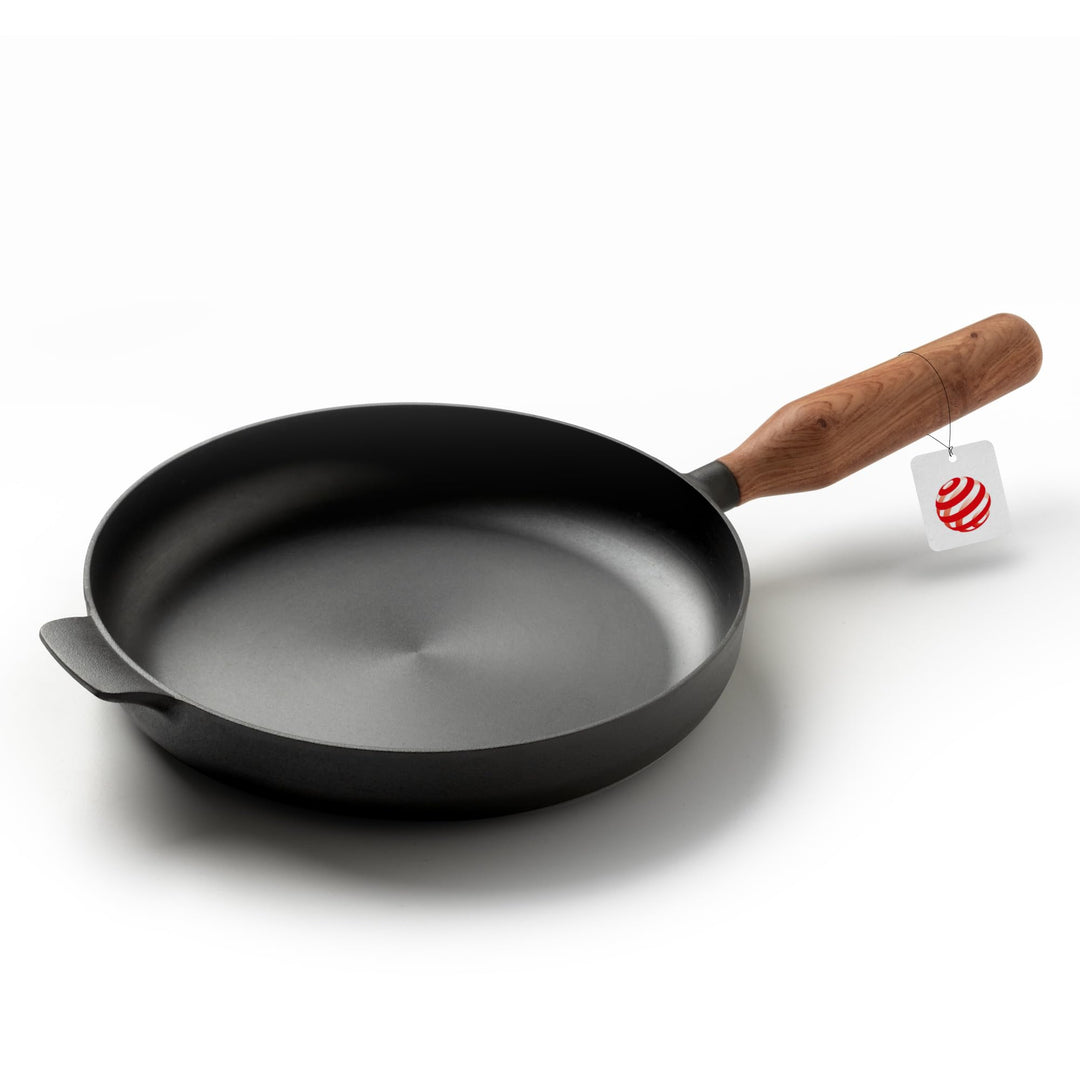JAXX ROADHOUSE DIE BRATPFANNE - ausgezeichnete Premium Pfanne Gusseisen, Gusseisenpfanne Induktion,