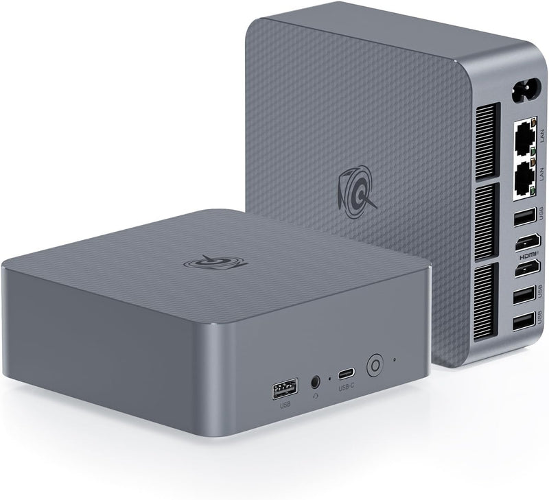 Beelink Mini PC EQR5, AMD Ryzen 7 5825U, 8C/16T, bis zu 4.5Ghz, Mini Computer 32GB DDR4 RAM 500GB PC