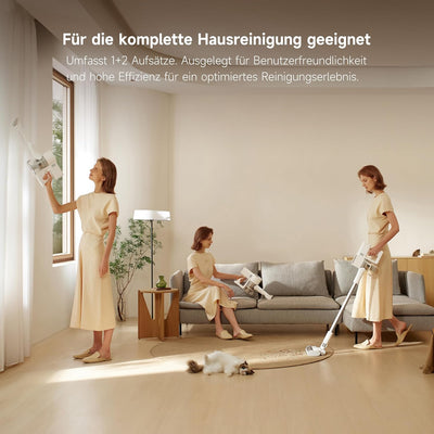 Xiaomi Vacuum Cleaner G20 – Leistungsstarker 150AW Akku-Staubsauger mit LED-Suchscheinwerfer, 12-Zyk