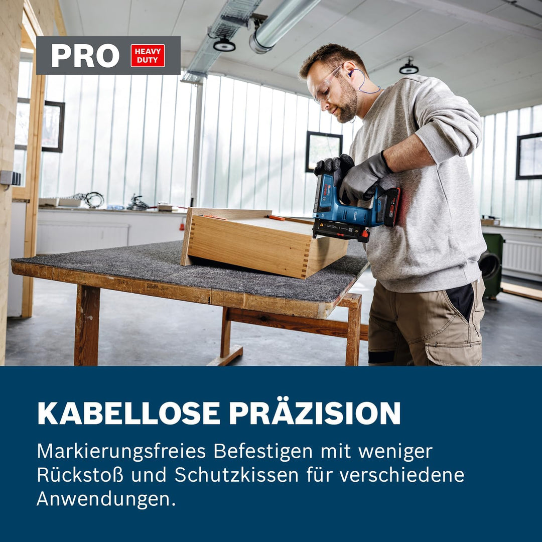 Bosch Professional 18V System Akku-Holznagler GNH 18V-35 (minimaler Rückstoss, bürstenloser Motor, i