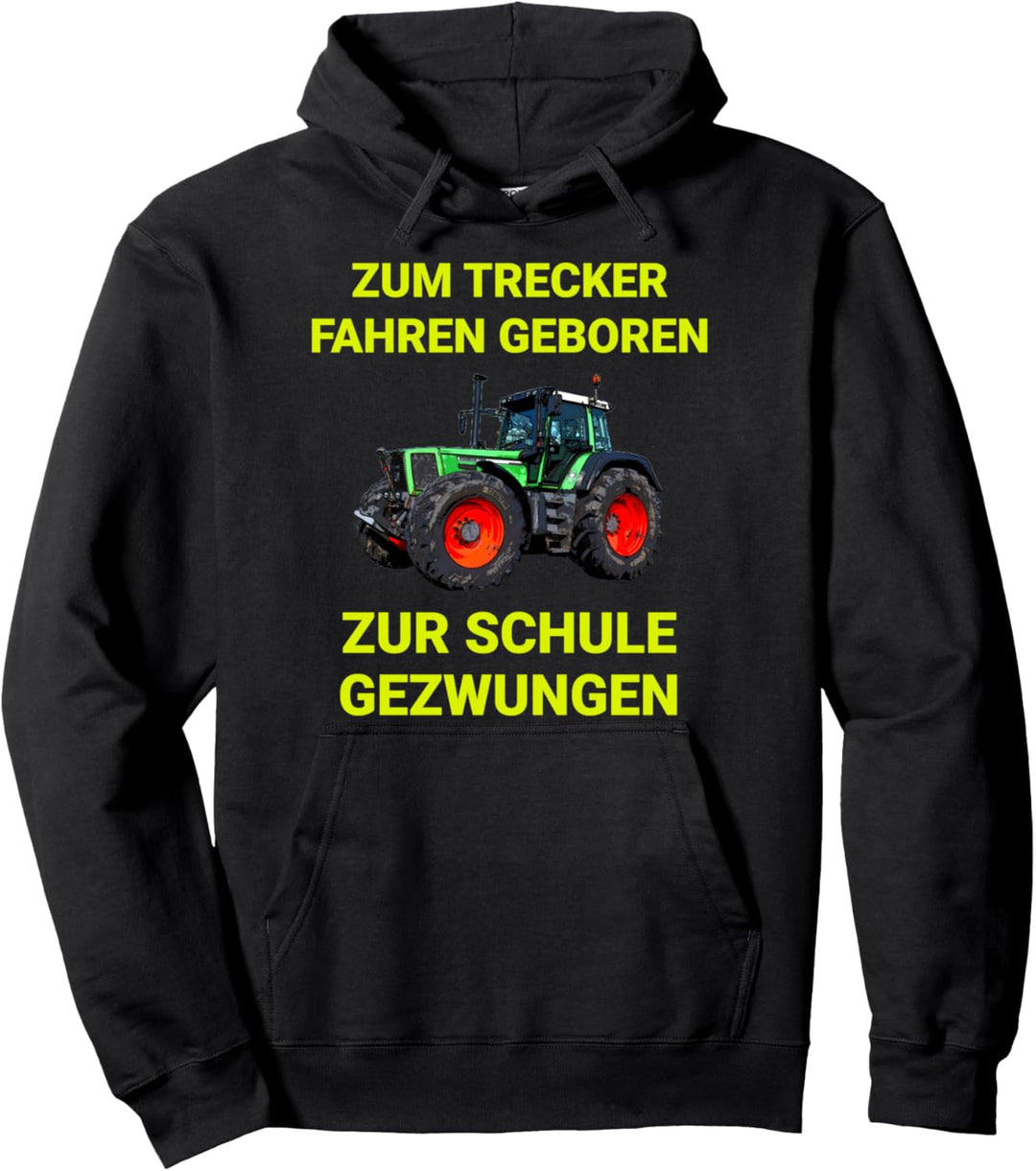 Landwirtschaft Trecker Traktor fahren Bauer Kind Schule Pullover Hoodie