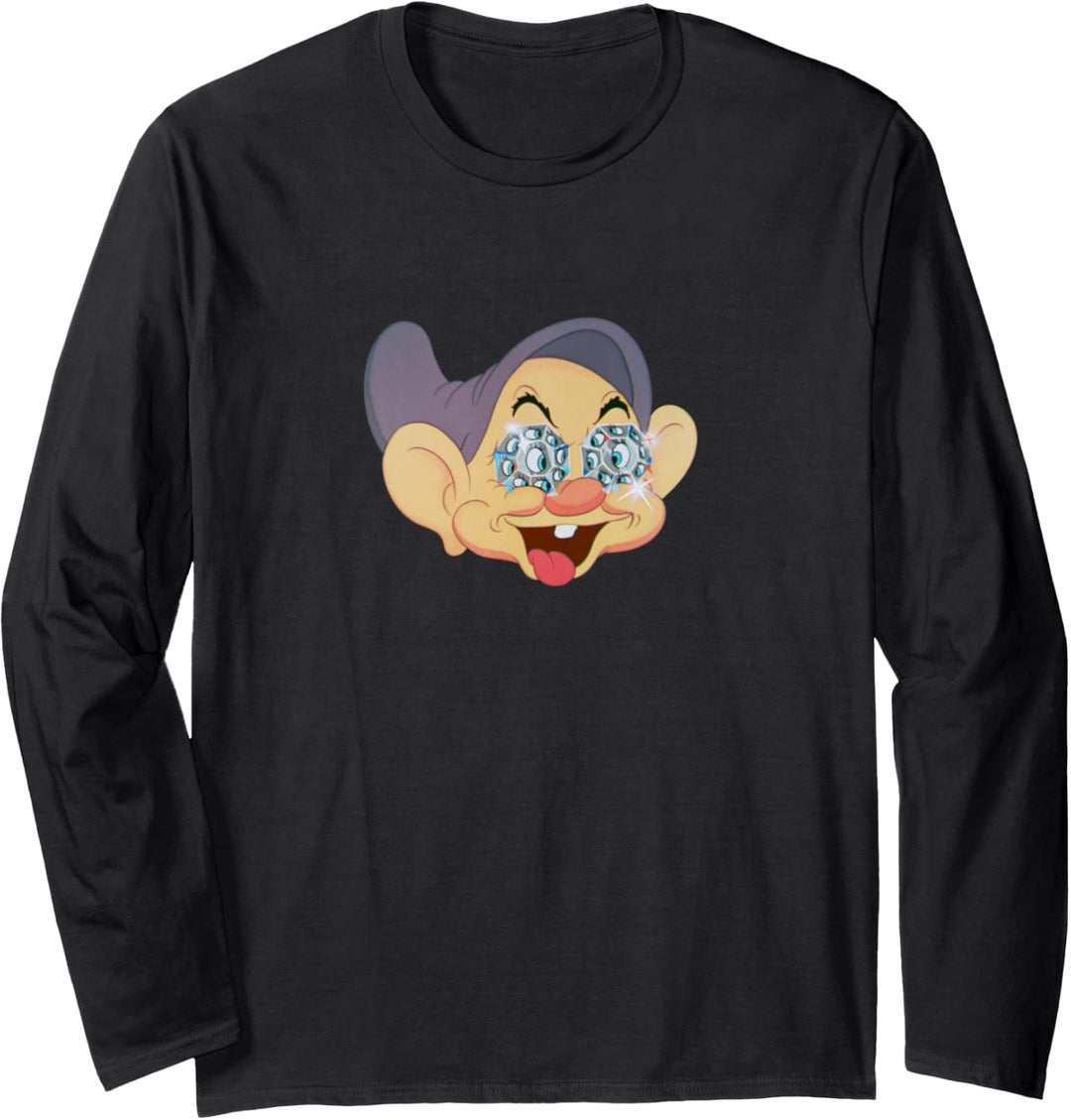 Disney Snow White and the Seven Dwarfs Dopey Diamond Eyes Langarmshirt