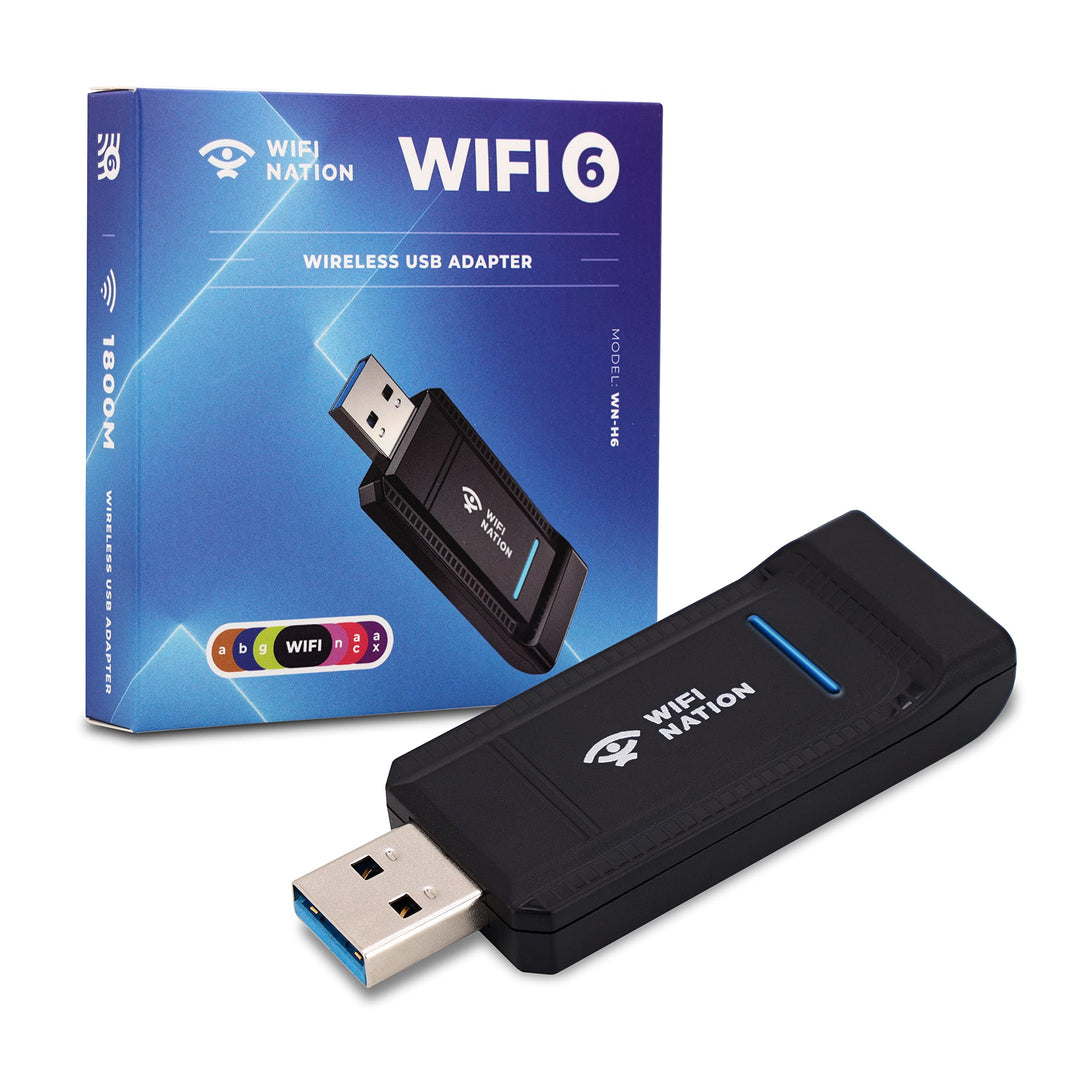 WiFi Nation WiFi 6 AX1800 2T2R, USB 3.0 Chipsatz: RTL8832AU, WiFi Dongle Adapter | 802.11ax Gigabit