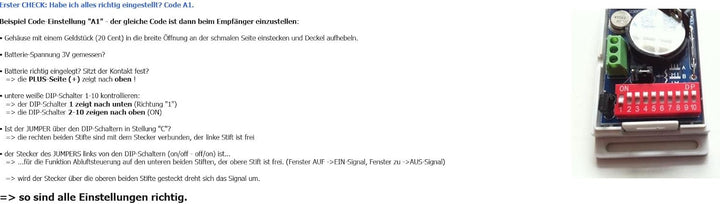 WeBaSo Funk-Abluftsteuerung Installation 2090, Stecker auf 2300 W, mit Fensterkontaktschalter, Steck