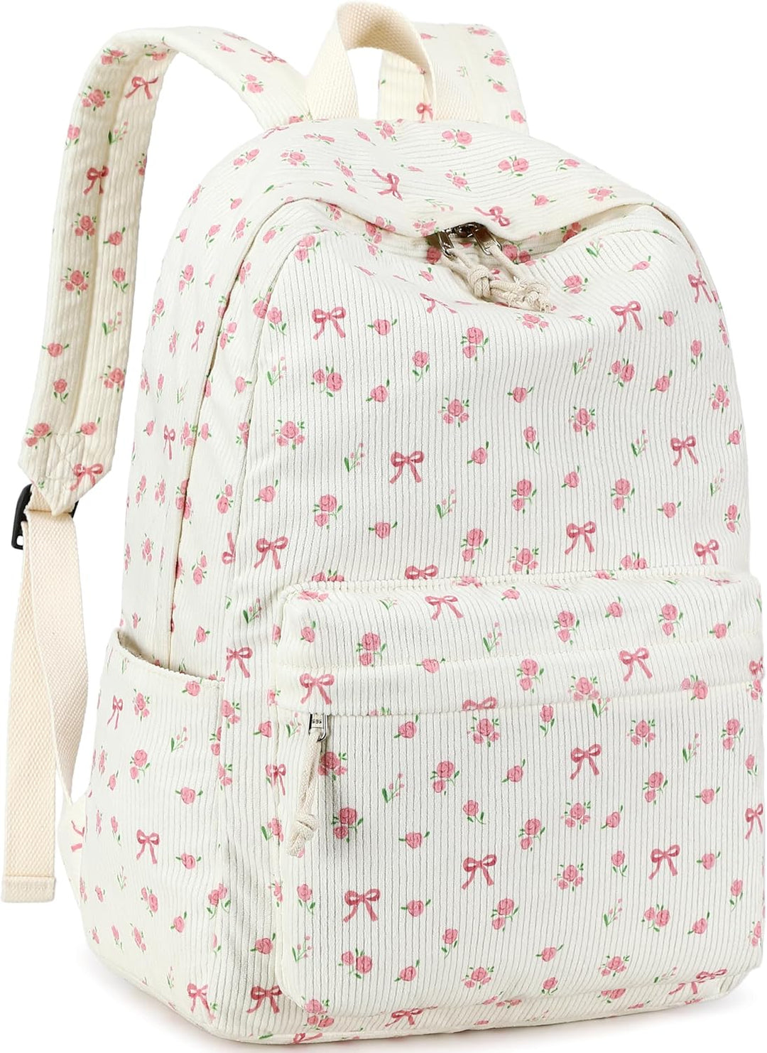LEDAOU Rucksack für Teenager Mädchen Schulrucksack grosse Büchertaschen Grundschule High School Cord