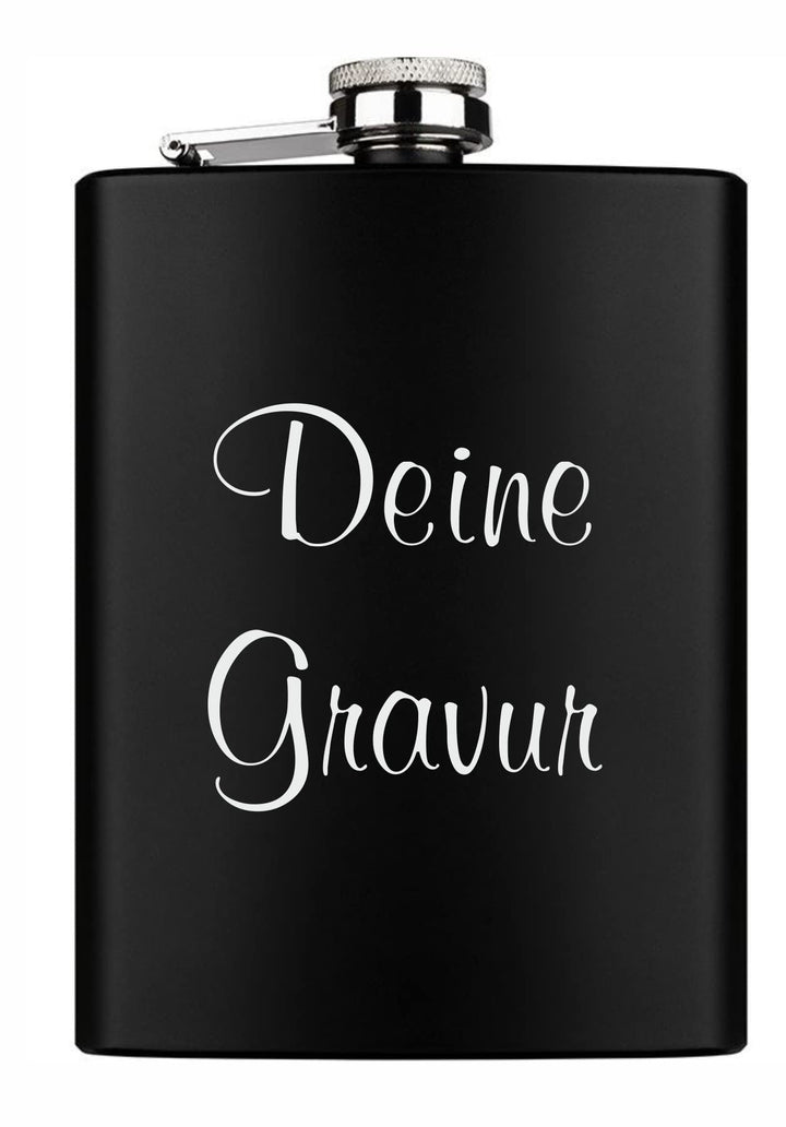Schmalz Flachmann Adventure Mate mit Gravur – Edelstahl, 200ml, personalisierbar, gravierbar, perfek