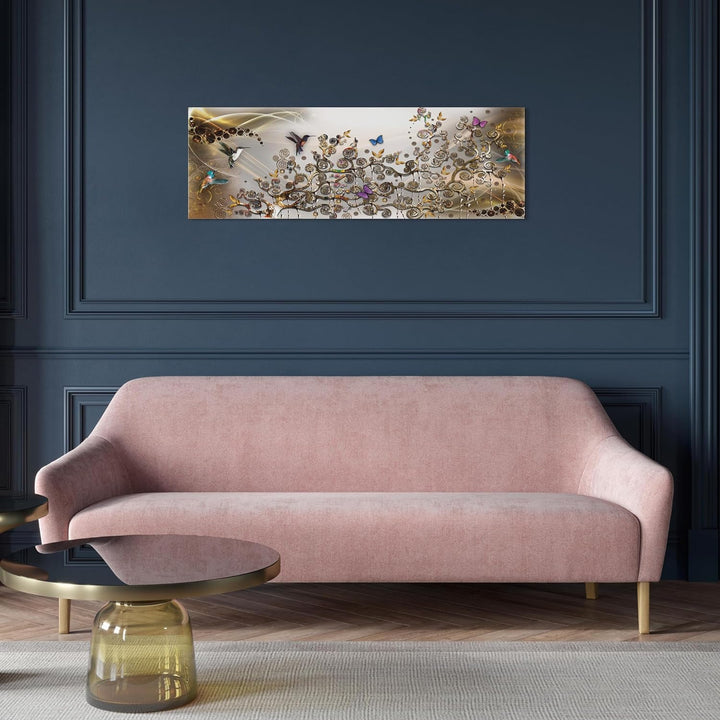 murando - Bilder a'la Gustav Klimt 120x40 cm Vlies Leinwandbild 1 tlg Kunstdruck modern Wandbilder X