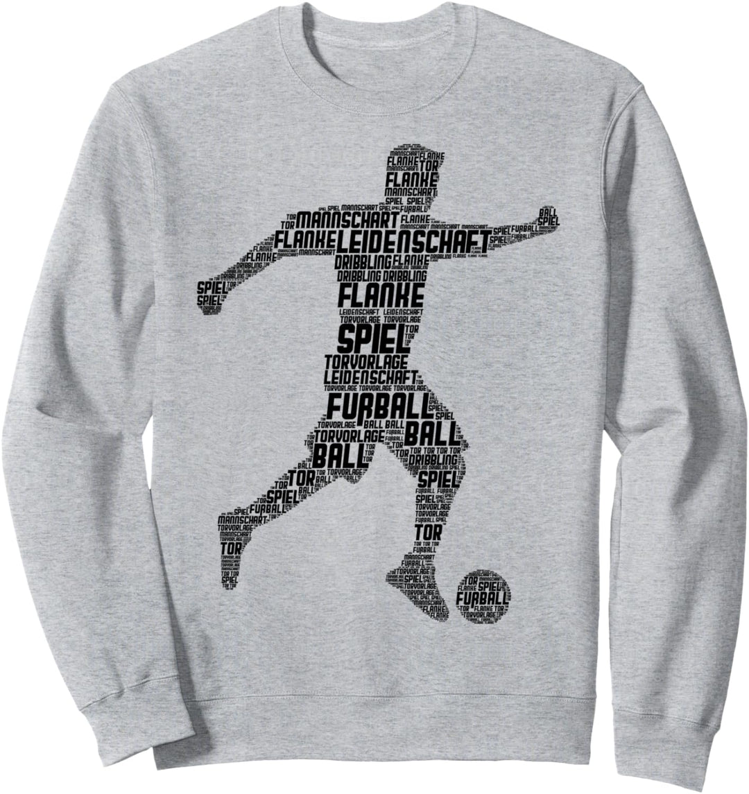 Fussball Fussballer Jungen Kinder Männer Sweatshirt