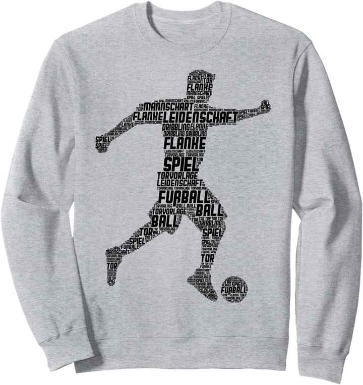 Fussball Fussballer Jungen Kinder Männer Sweatshirt