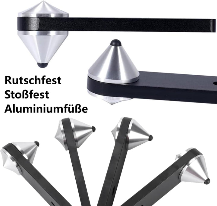 4 Stücke Lautsprecher Spikes Aluminium Spike Absorber Isolation Lautsprecher Spike Ständer,Stossfest