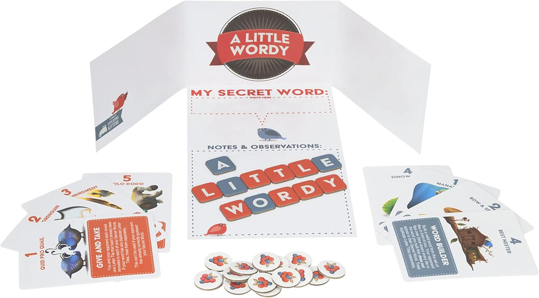 Exploding Kittens LLC A Little Wordy by Card Games for Adults Teens & Kids - Fun Family Games - A Ru