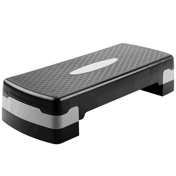 TechFit Aerobic Stepper, höhenverstellbar, rutschfeste Oberfläche, belastbar bis 120 kg, aus leichte