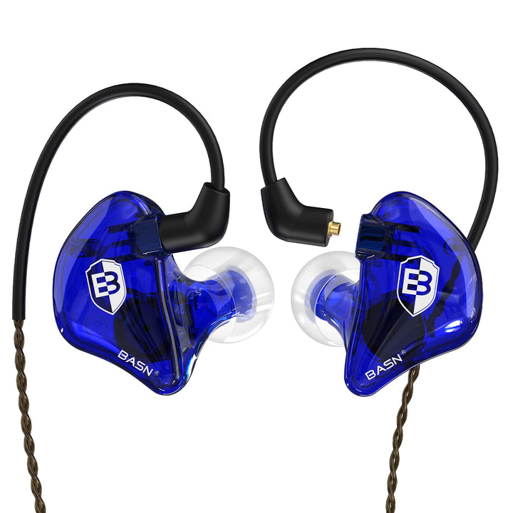 BASN Bsinger In-Ear-Monitore Geräuschisolierende Kopfhörer, Dual-dynamische Treiber High Definition