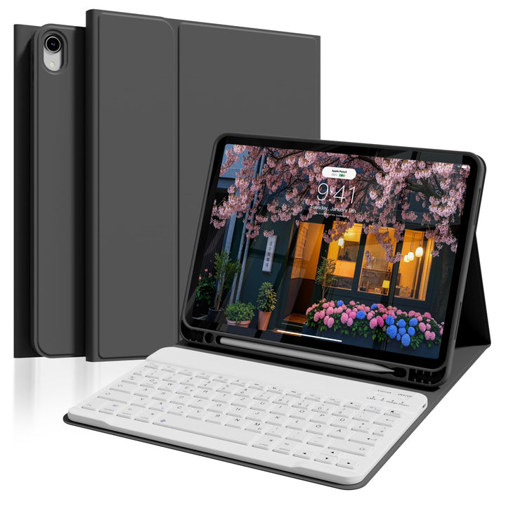 Hülle mit Tastatur für iPad Air 11 Zoll M4/M3/M2 (2026/2025/2024), iPad Air 5 4 2022/2020 10,9 Zoll,