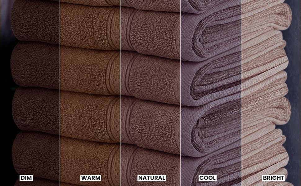 Utopia Towels Handtücher, Baumwolle, 600 g/m², 6 Stück Braun, Braun