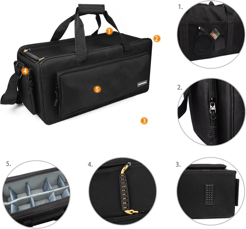 Bodyguard Videotasche XXXL Jupiter Fototasche gross für grosse Foto und Videokamera Tasche mit Varia