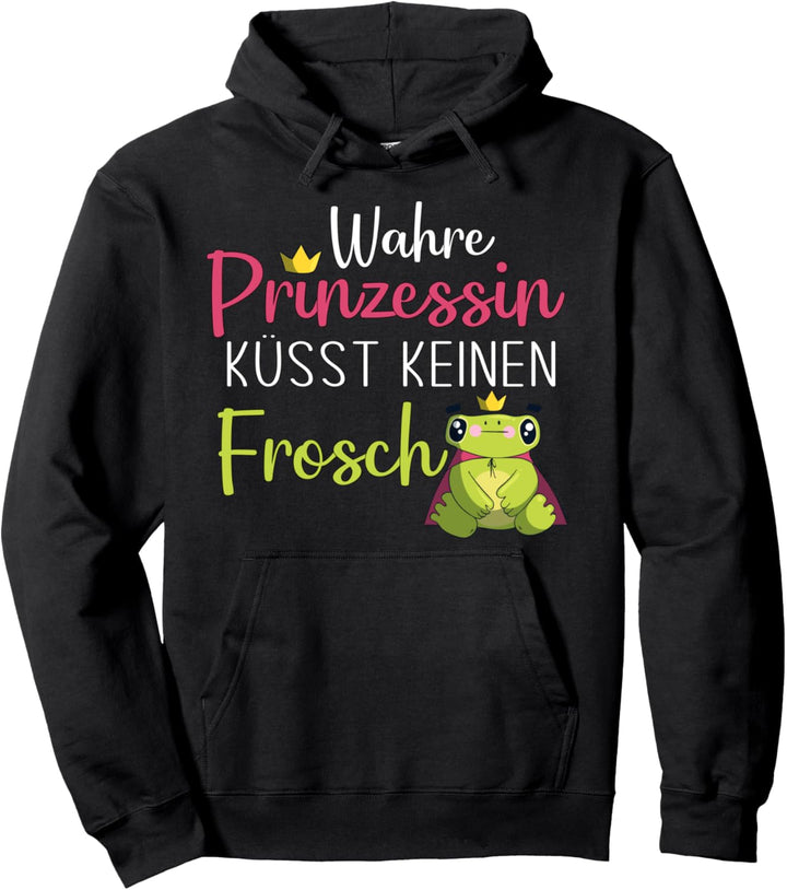 Prinzessin lustiger Frosch Froschkönig Kostüm Pullover Hoodie