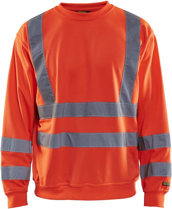 Blaklader 33411974 SWEATSHIRT HIGH VIS, Rotes Hochvisier, grootte XXXL 3XL Hochvisuelles Rot, 3XL Ho
