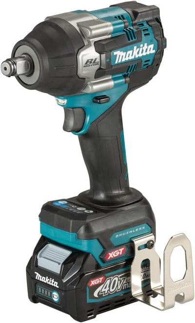 Makita TW007GM201 Akku-Schlagschrauber 40V max. / 4,0 Ah, 2 Akkus + Ladegerät im MAKPAC, Petrol mit