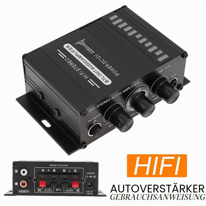 Leistungsverstärker Audio Karaoke Heimkino-Verstärker 2-Kanal Klasse D Verstärker USB/SD AUX Eingang