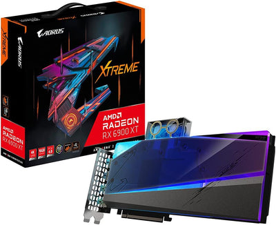 Gigabyte AORUS Radeon RX 6900 XT Xtreme Waterforce WB Grafikkarte, 16 GB