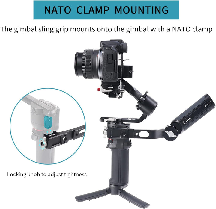 FOTGA Sling Handgriff Handgrip Grip für DJI RS2/RSC2/RS3/RS3 Pro/RS3 Mini Gimbal Handheld Stabilizer